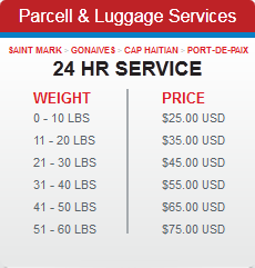 haiti aviation parcell and luggage services